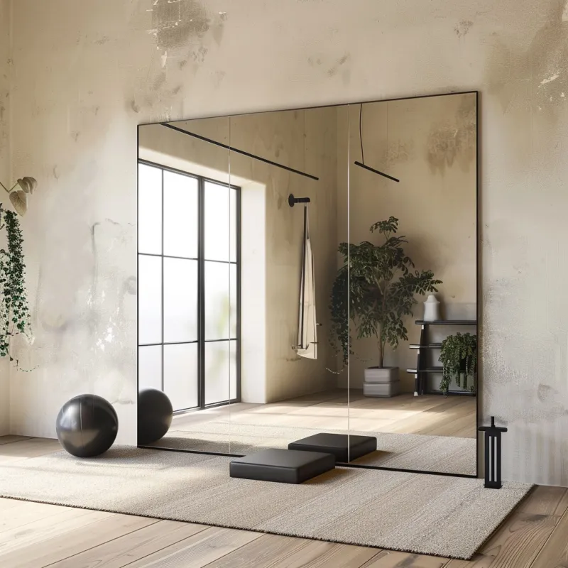 Голямо огледало за фитнес